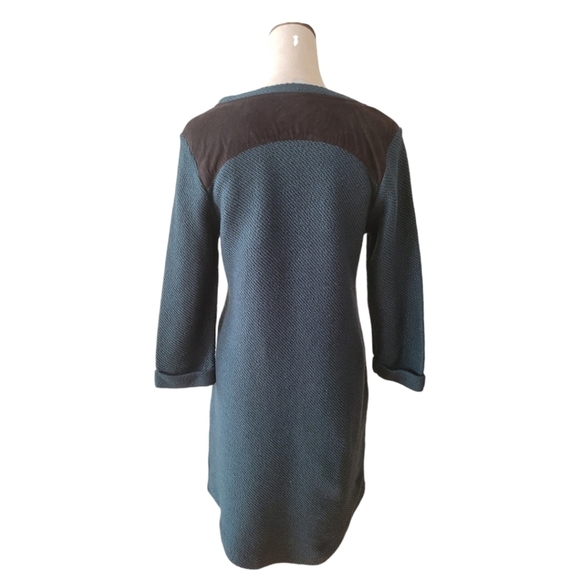 Soft Surroundings Green Knit Dress Size Medium Petite - Picture 4 of 5